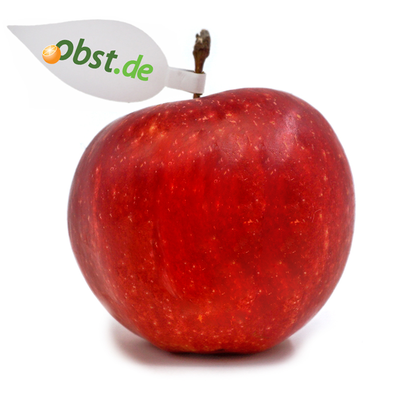 Apfel mit Stielfähnchen